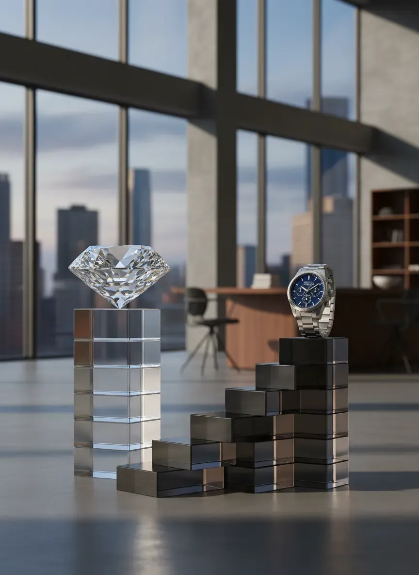 A detailed comparison of diamond profit margins versus luxury watch retail margins