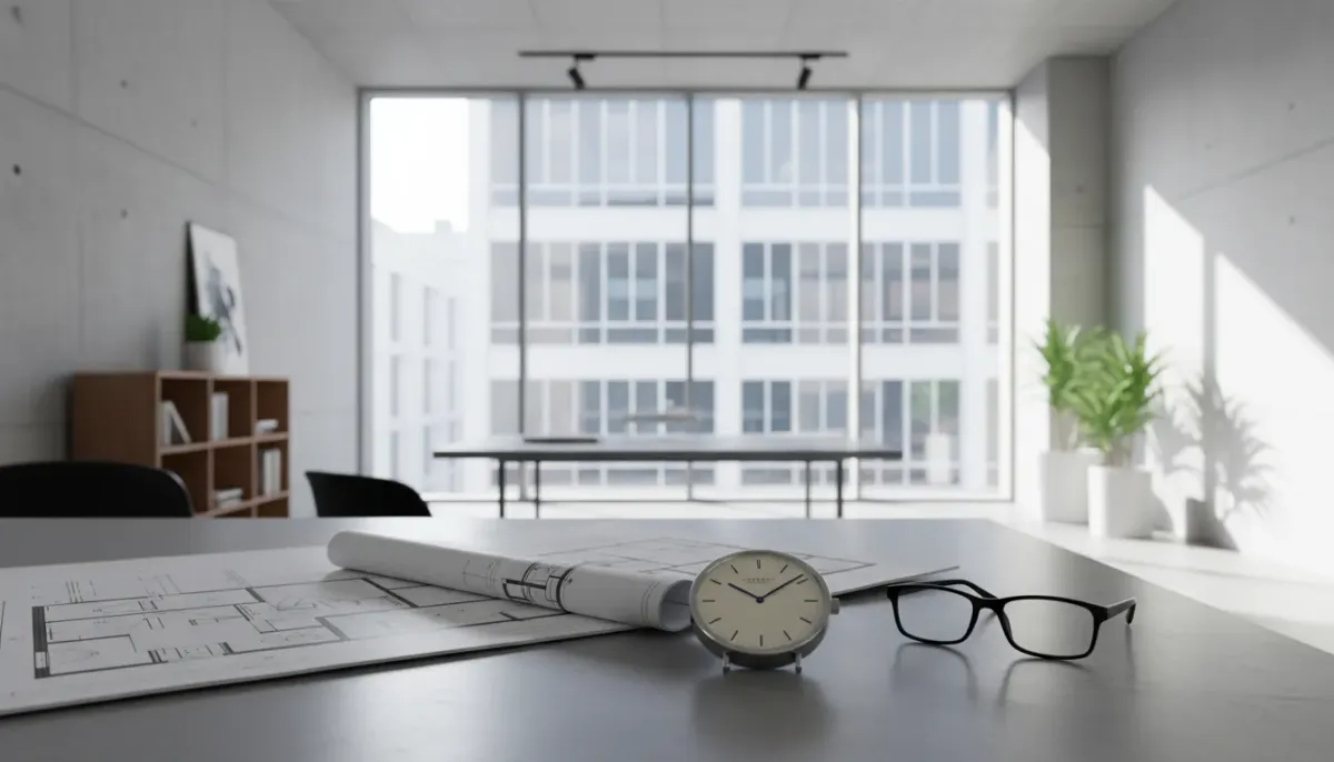 Close up of a Nomos Tangente watch face displaying minimalist German design